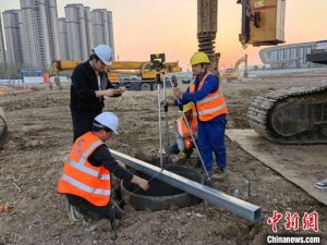 宿州体育中心首桩顺利开钻 省运会场地建设加速推进