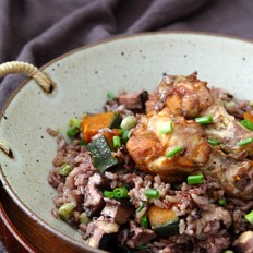 鸡翅根杂粮饭的做法-家常味焖食谱